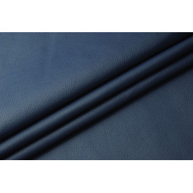 Текстурная переплетная экокожа синий матовый 50х70 см