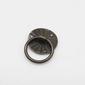 Ручка металева декоративна, колір бронза, 20х20 мм