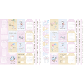 Набір смуг з картинками для декорування My little mousy girl 5 шт 5х30,5 см, Фабрика Декору