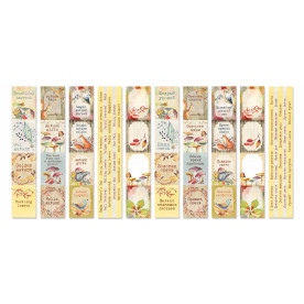 Набір смуг з картинками для декорування Colors of Autumn 5 шт 5х30,5 см, Фабрика Декору