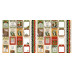 Набор полос с картинками для декорирования, Winter botanical diary, 5 шт, 5х30,5 см, Фабрика Декора