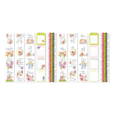 Набор полос с картинками для декорирования Spring inspiration 5 шт 5х30,5 см, Фабрика Декора