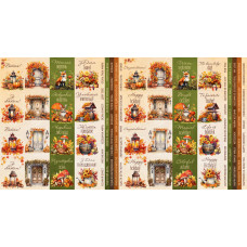 Набір смуг з картинками для декорування Bright Autumn 5 шт 5х30,5 см, Фабрика Декору