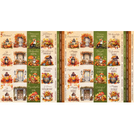 Набір смуг з картинками для декорування Bright Autumn 5 шт 5х30,5 см, Фабрика Декору