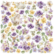 Набір картинок для вирізання Floral Sentiments 30.5x30.5 см Фабрика Декору