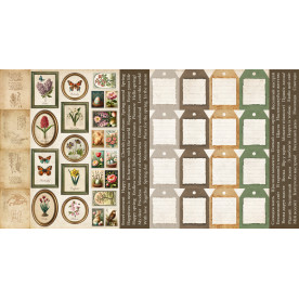 Набор полос для декорирования Spring Botanical Story 5х30 см, 5 шт, Фабрика Декора