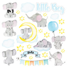 Набір картинок для вирізання My Little Baby Boy 20х20 см, Фабрика Декору