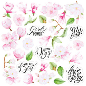 Набір картинок для вирізання Magnolia in Bloom 20х20 см, Фабрика Декору