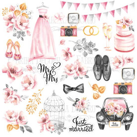 Лист с картинками для вырезания Say Yes 20х20 см, Фабрика Декора