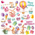 Набір картинок для вирізання Sweet Birthday 20х20 см, Фабрика Декору