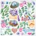 Лист з картинками для вирізання Colorful spring 20х20 см, Фабрика Декору