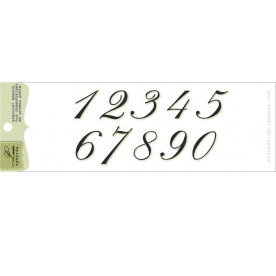 Акриловый штамп Цифры, высота цифр 1,5 см