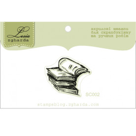 Акриловий штамп Книжки, розмір 2,7х2,3 см