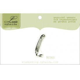 Акриловий штамп Олівець, розмір 2,3х1,0 см