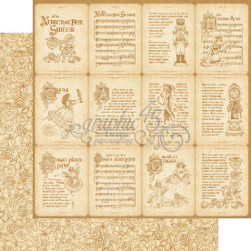 Двосторонній папір Enchanted Journey 30х30 см від Graphic 45