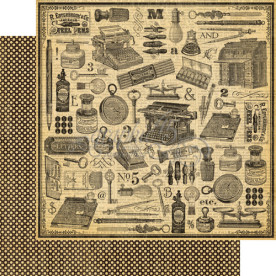 Двосторонній папір Inscribe 30х30 см від Graphic 45