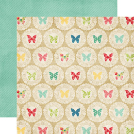 Двосторонній папір Doilies 30х30 см від Echo Park