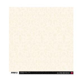 Скрапбумага с узором Fine Illustrated - Alabaster от Chatterbox