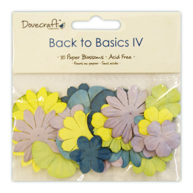 Набор цветочков Back to Basics IV, 30 шт от Dovecraft