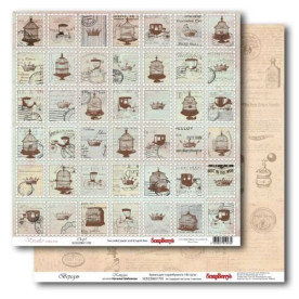 Двусторонняя бумага Версаль - Капелла 30х30 см от ScrapBerry's