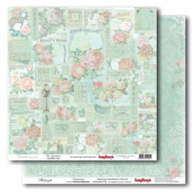 Двусторонняя бумага Версаль - Оранжерея 30х30 см от ScrapBerry's