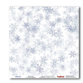 Односторонняя бумага Зима - Метелица 30х30 см от ScrapBerry's