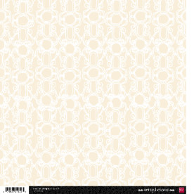 Скрапбумага с глиттером Fine Tinsel Paper - Alabaster от Chatterbox