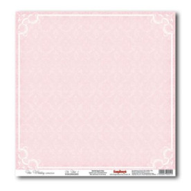 Односторонній папір Весільна - Рожевий 1 30х30 см від ScrapBerry's