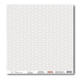 Односторонній папір Весільна - Сірий 5 30х30 см від ScrapBerry's