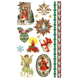 Набір натірок Новорічні подарунки 20х12 см від ScrapBerry's.