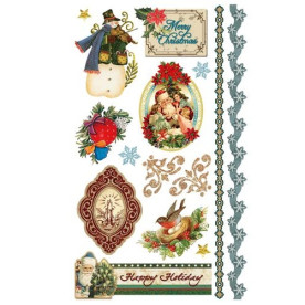 Набір натірок Сніговик 20х12 см від ScrapBerry's