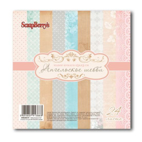 Набір паперу Ангельське Шеббі 15х15 см 24 листа від ScrapBerry's