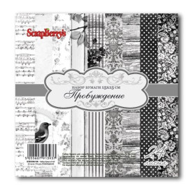 Набір паперу Пробудження 15х15 см 24 листа від ScrapBerry's
