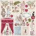 Набор бумаги Tilda - Christmas Play, 30х30 см, 7 листов + высечки от Panduro