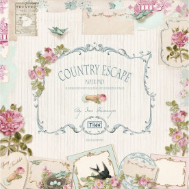 Набор бумаги Tilda - Country Escape, 30х30 см, 7 листов + высечки от Panduro