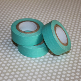 Паперовий скотч світло-бірюзового кольору, довжина 10 м, ширина 15 мм