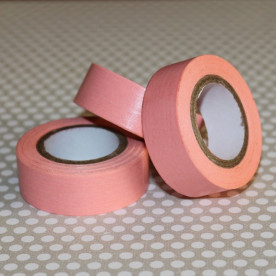 Паперовий скотч коралового кольору, довжина 10 м, ширина 15 мм