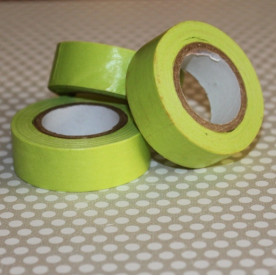 Паперовий скотч зеленого кольору, довжина 10 м, ширина 15 мм