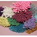 Набір великих тичинок різних кольорів, 2,5х0,5 см, 20 тичинок