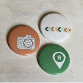 Набор значков-фишек Travel Book, 3 шт