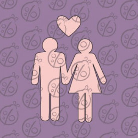 Набір фігурок-чіпбордов "Парочка" маленький