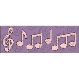 Набір фігурок з чіпборда "Ноти №1" маленький