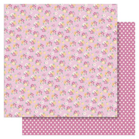 Двусторонняя бумага Floral 30х30 см Ruby Rock-It