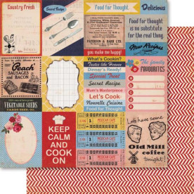 Двусторонняя бумага Tokens 30х30 см от Ruby Rock-It