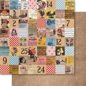 Двусторонняя бумага Patchwork 30х30 см от Ruby Rock-It