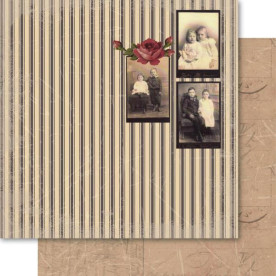 Двосторонній папір Stripe 30х30 см від Ruby Rock-It