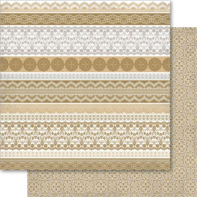 Двосторонній папір Gold Lace 30х30 см від Ruby Rock-It