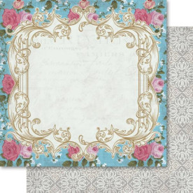 Двосторонній папір Blue Bloom 30х30 см від Ruby Rock-It