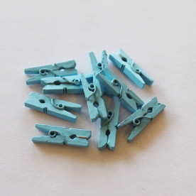 Набор деревянных декоративных прищепок, 25 мм, 10 шт