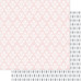 Двусторонняя бумага Pink & White Charmed 30х30 см от Ruby Rock-It